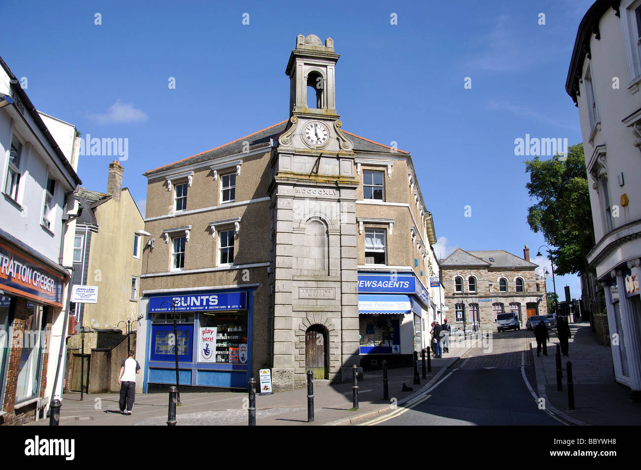 Montare la follia Square, Bodmin, Cornwall, England, Regno Unito Foto Stock