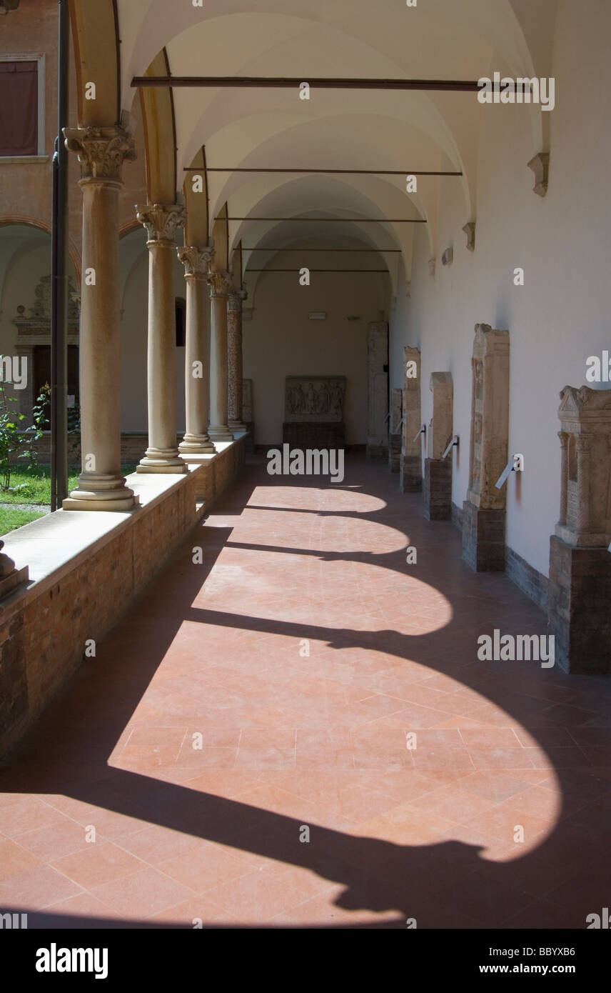 Ravenna Italia il museo della Basilica di Sant'Apollinare Nuovo Foto Stock