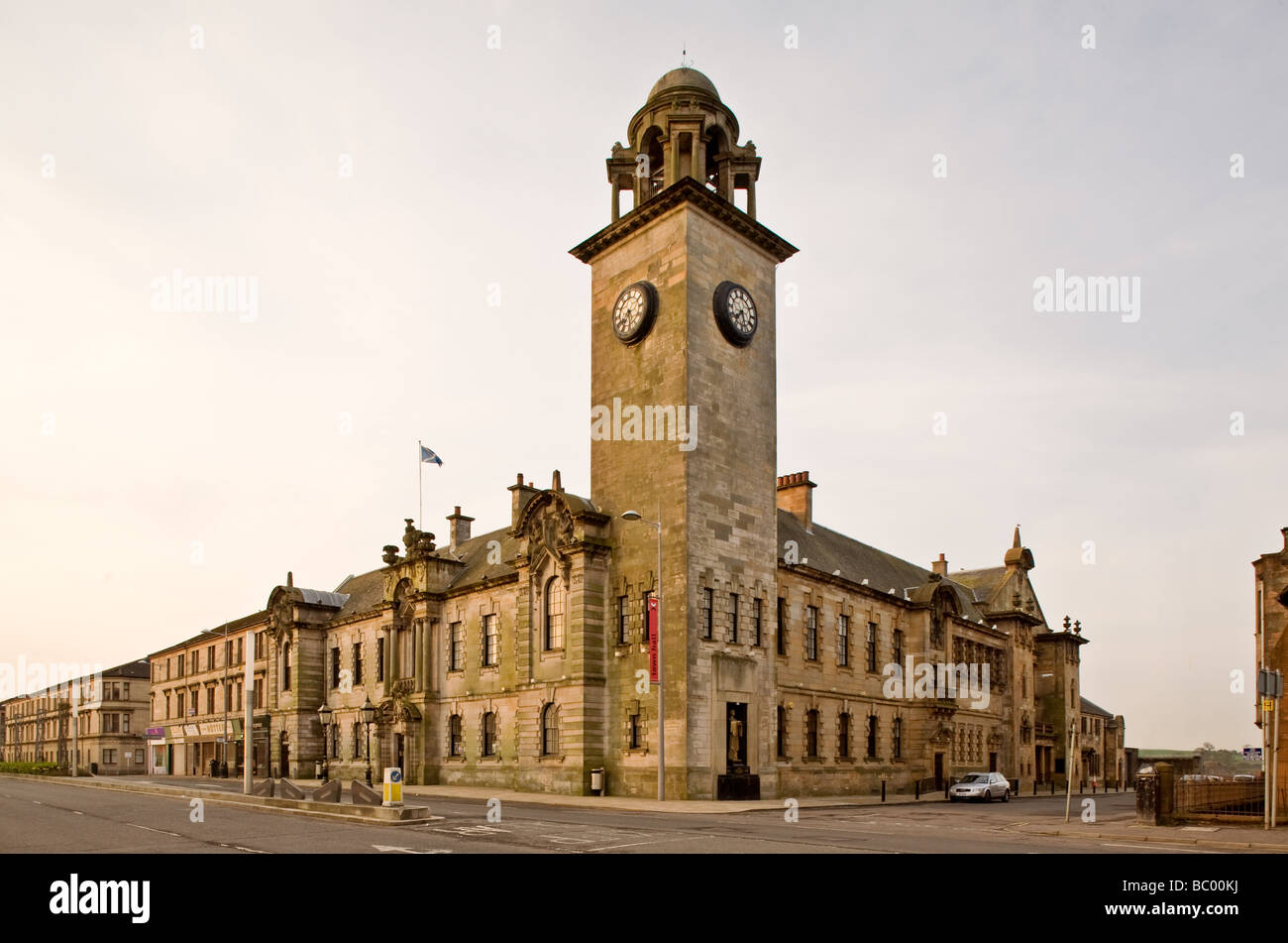 Clydebank Town Hall, Clydebank, Scozia. Foto Stock