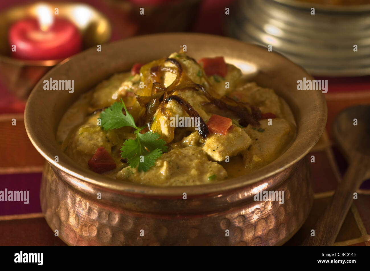 Chicken Korma India cibo Foto Stock