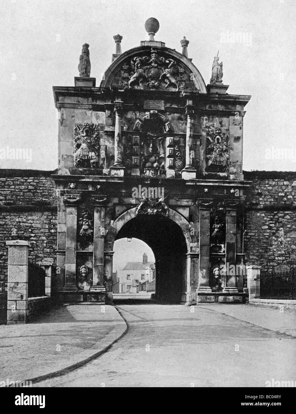 Porta della cittadella, Plymouth, Devon, 1924-1926. Artista: sconosciuto Foto Stock