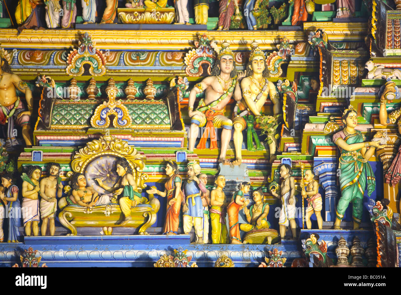 India, nello Stato del Tamil Nadu, Chennai Madras, Kapaleeshwarar Kapaleeswarar temple Foto Stock