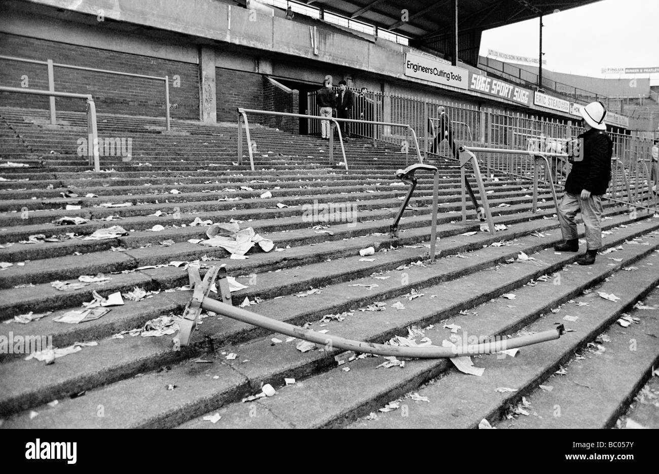 Il calcio di Hillsborough Stadium disaster 15 aprile 1989 durante la FA Cup Semi finale tra Liverpool e Nottingham Forest Foto Stock
