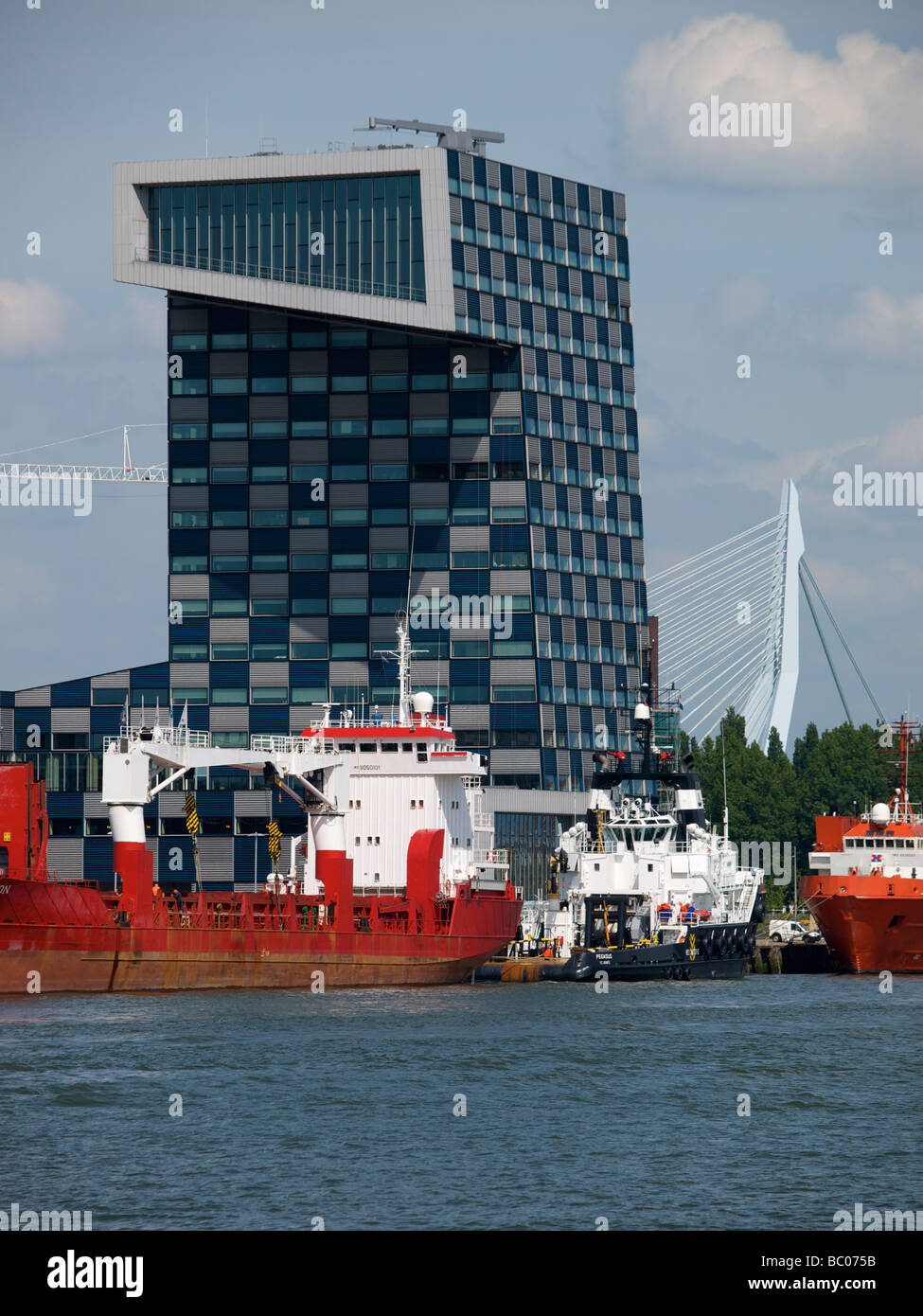 La spettacolare nautica e trasporti edificio di college Rotterdam Paesi Bassi Foto Stock