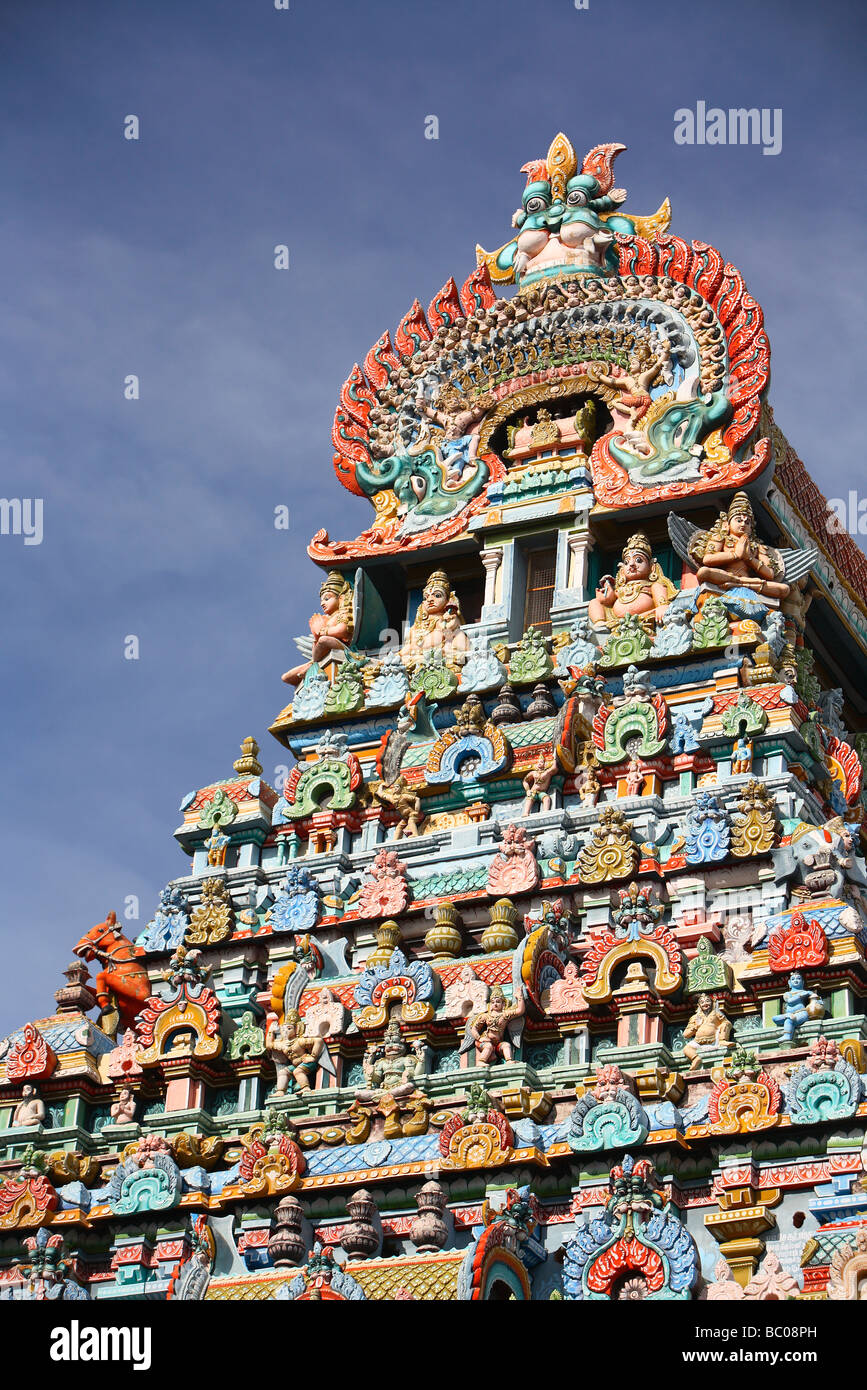 India, nello Stato del Tamil Nadu, Trichy, Tiruchirappalli, tempio Srirangam Ranganathaswamy Foto Stock