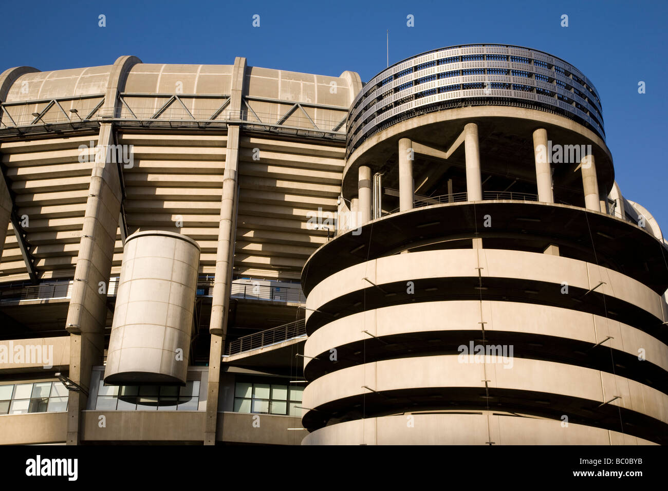 Santiago Bernabeu Stadium casa del Real Madrid Football Club, Madrid, Spagna Foto Stock