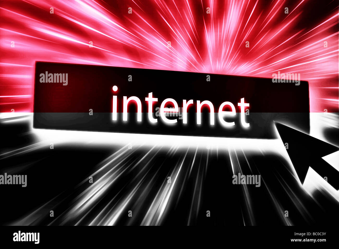 Bandiera di Indonesia nazionale simbolo del paese immagine facendo clic su internet Foto Stock