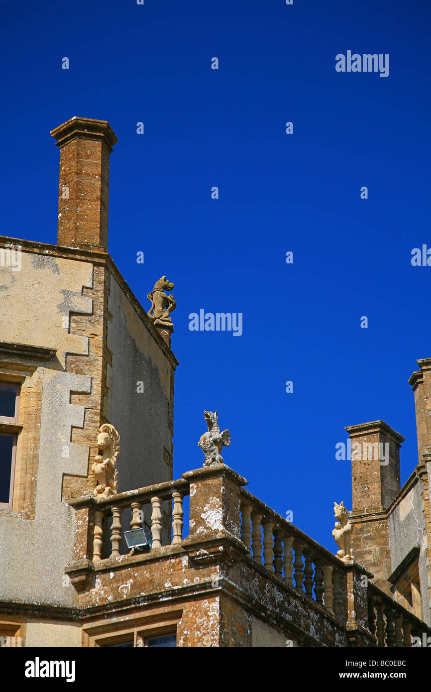 Lavori di restauro a Sherborne Castle, Dorset, England, Regno Unito Foto Stock