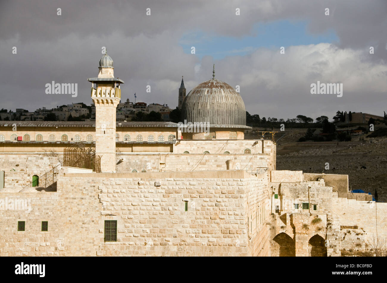 Moschea Al Aqsa Gerusalemme Israele Foto Stock