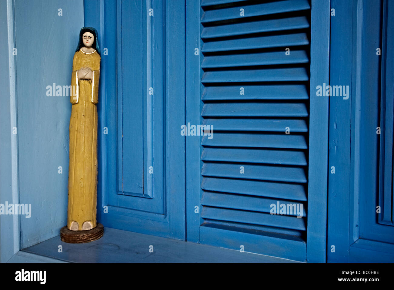 Una suora di legno. Foto Stock