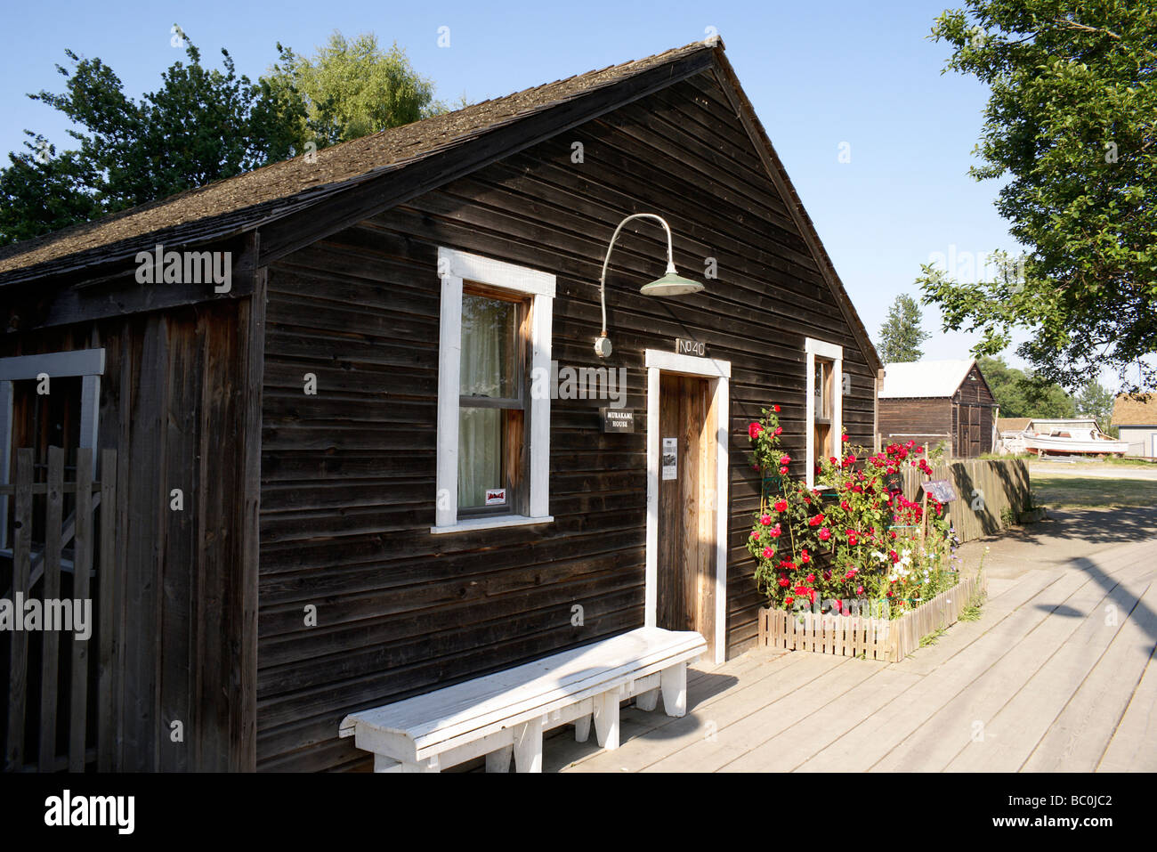 La Murakami House Museum in Britannia cantiere Heritage Park, Steveston, Richmond, British Columbia, Canada Foto Stock