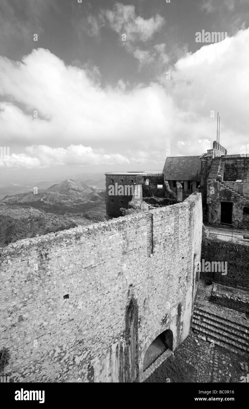Haiti, Nord, Cap Haitien. Il Citadelle La Ferriere, Cima Rocca. Foto Stock