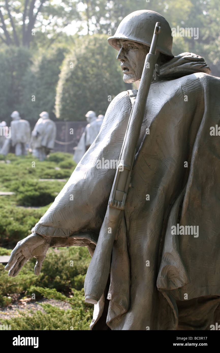 Korean War Memorial, Washington DC Foto Stock