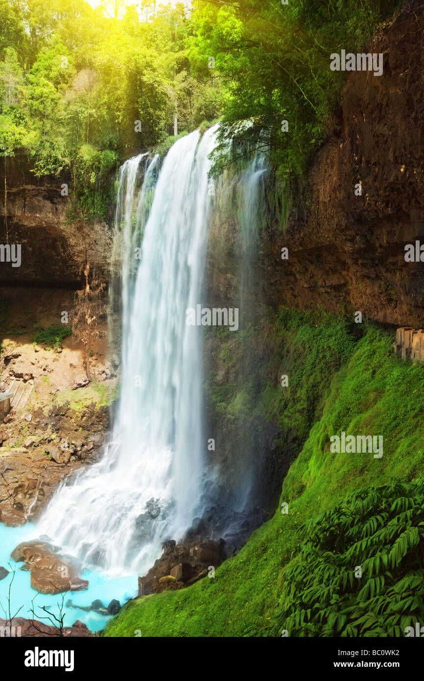 Dambri cascata in altopiano centrale del Vietnam Foto Stock