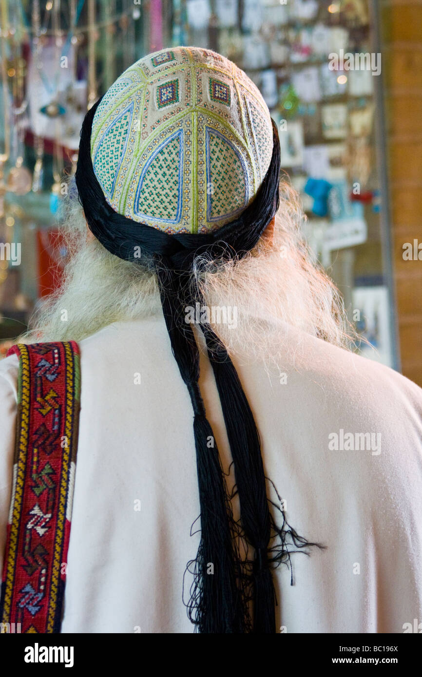 I sufi Dervish uomo a Esfahan Iran Foto Stock