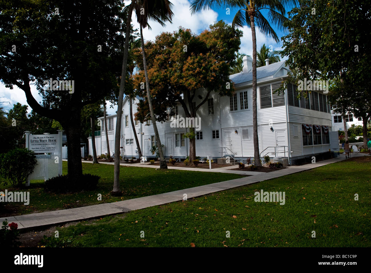 L'Harry S Truman Little White House di Key West Florida USA Foto Stock