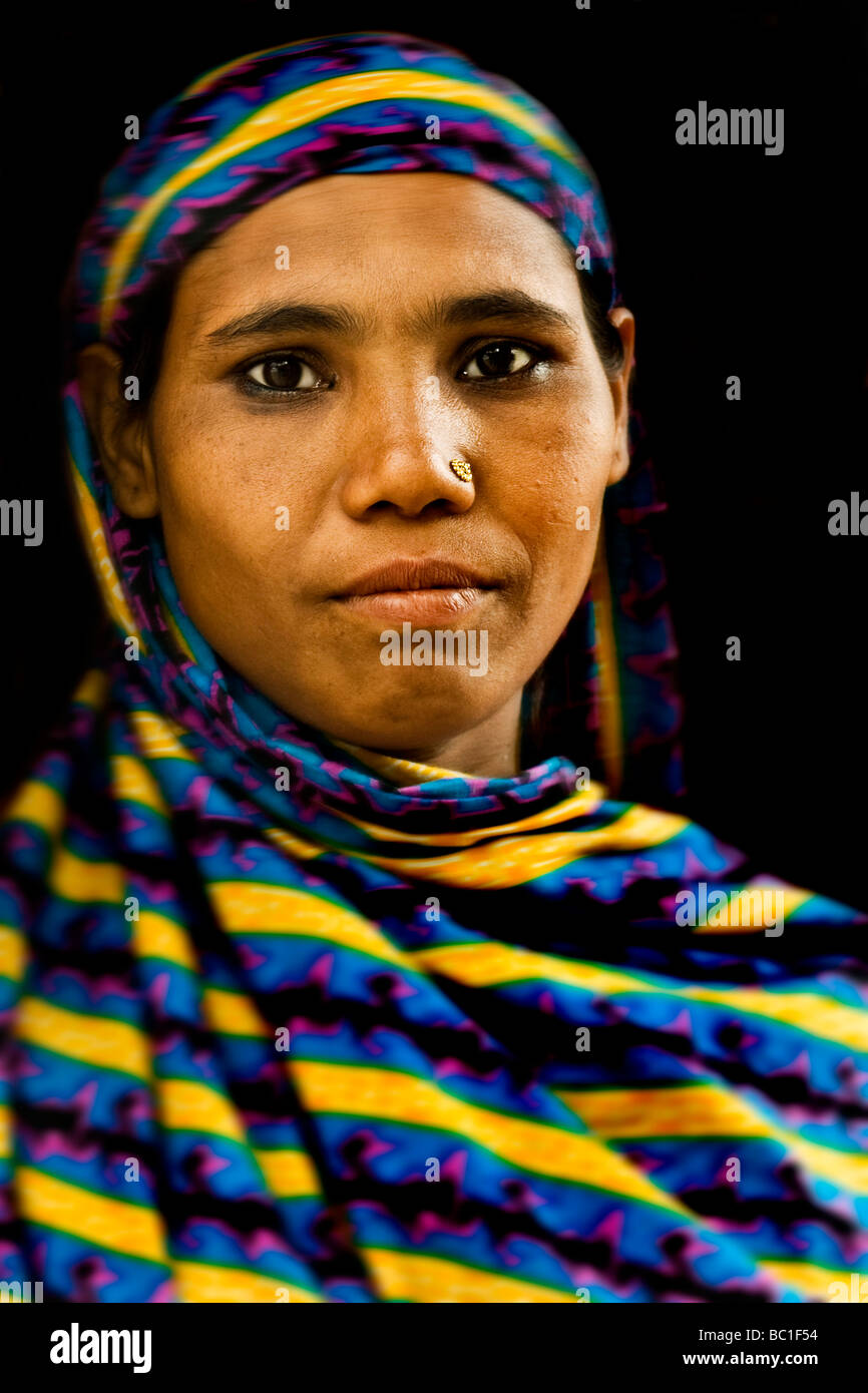 Bangladesh bagerhat donna Foto Stock