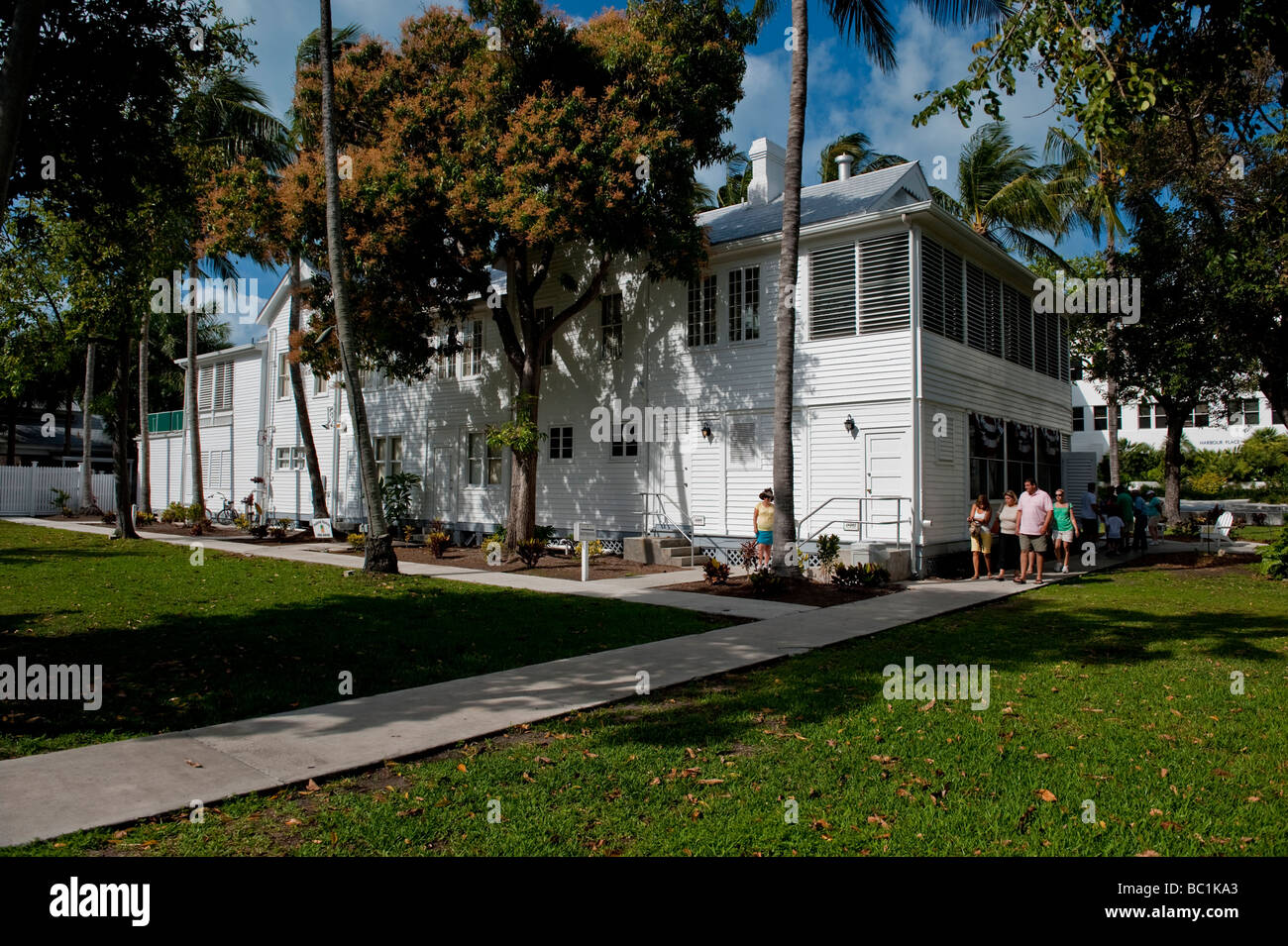 L'Harry S Truman Little White House di Key West Florida USA Foto Stock