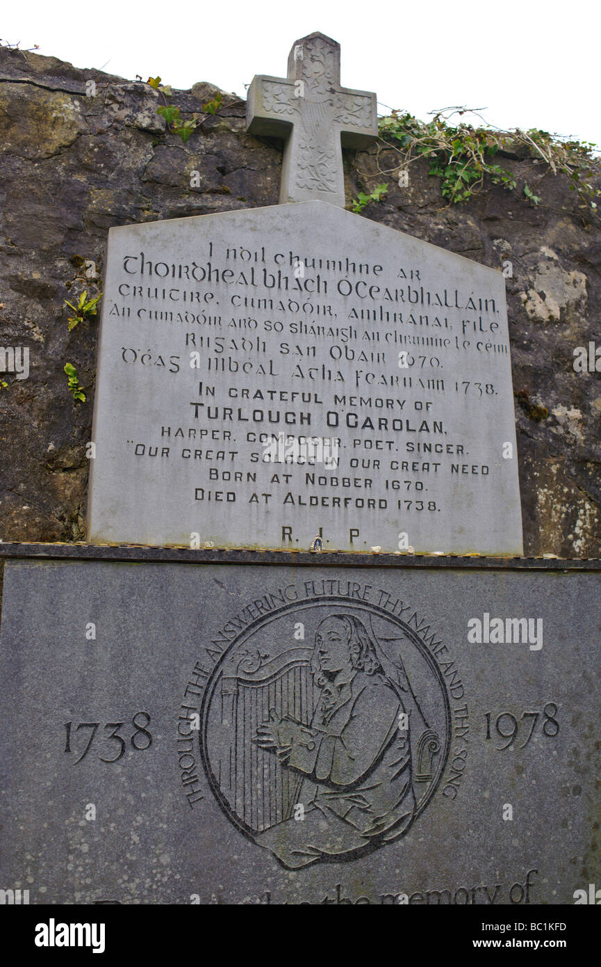 Turlough o carolan Kilronan sagrato Keadue County Roscommon Foto Stock