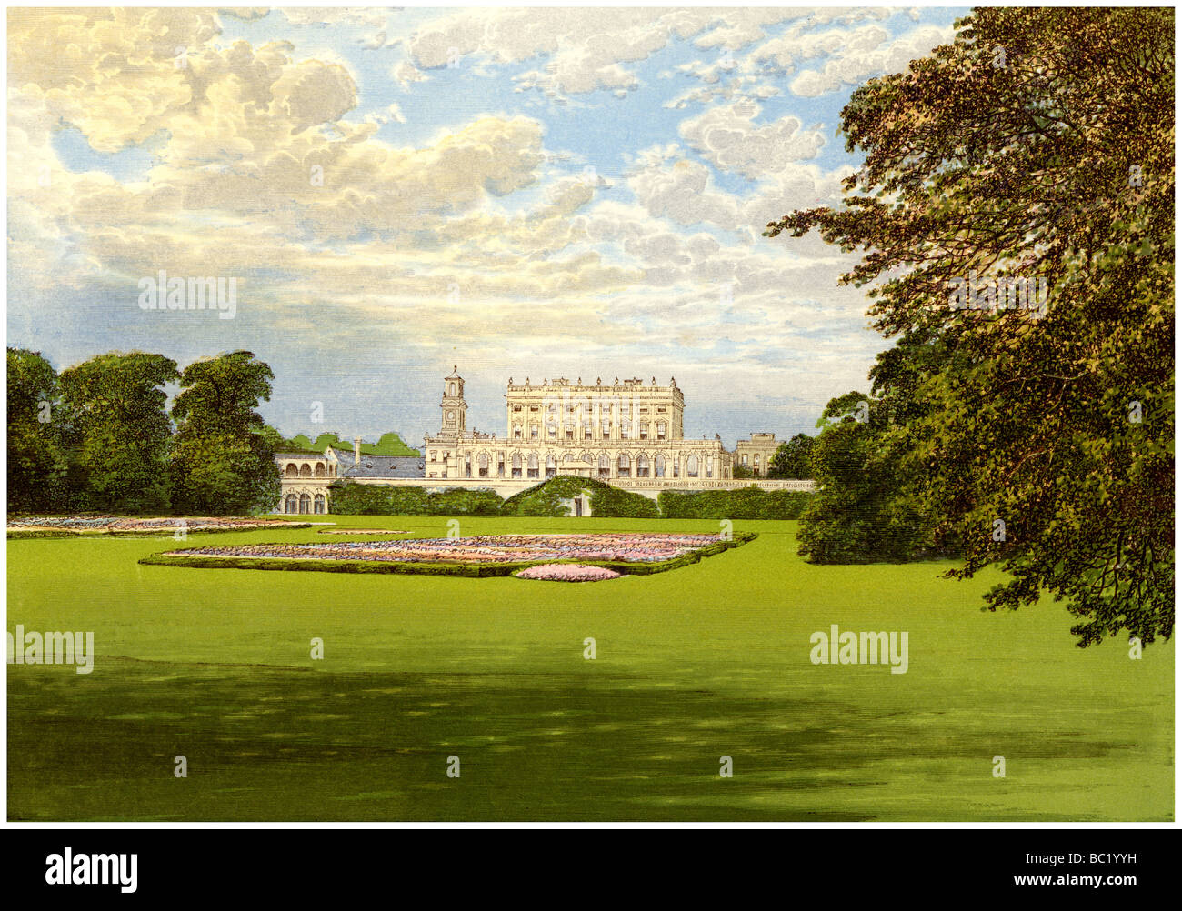 Cliveden, Buckinghamshire, casa del Duca di Westminster, c1880. Artista: sconosciuto Foto Stock