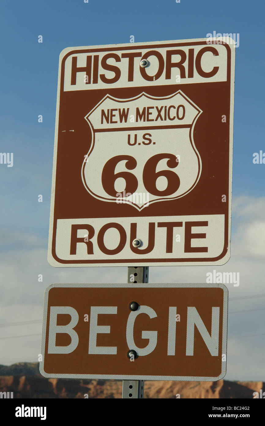 Continental Divide, Nuovo Messico, NM, I-40 Foto Stock