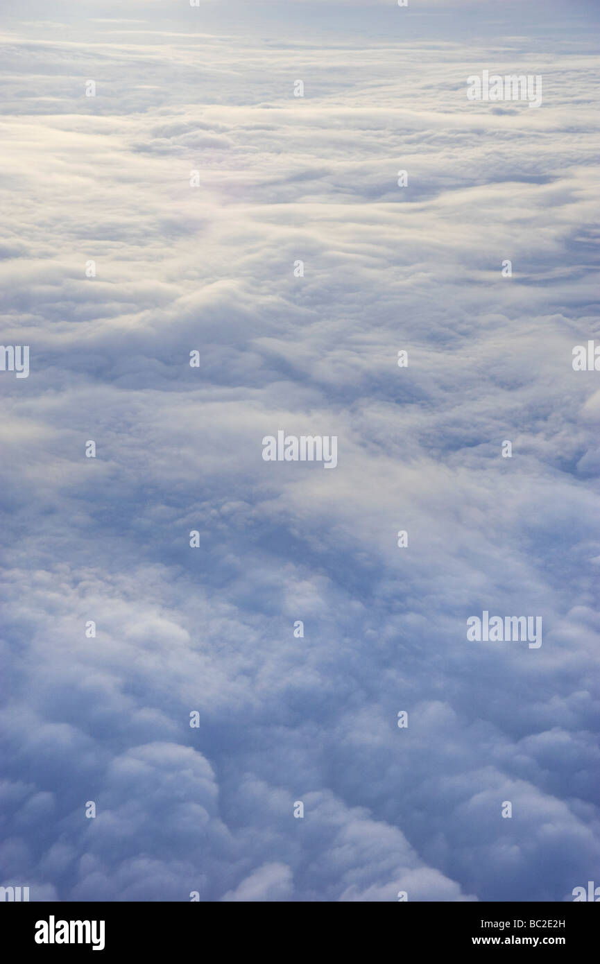 Vista aerea di Nuvole Foto Stock