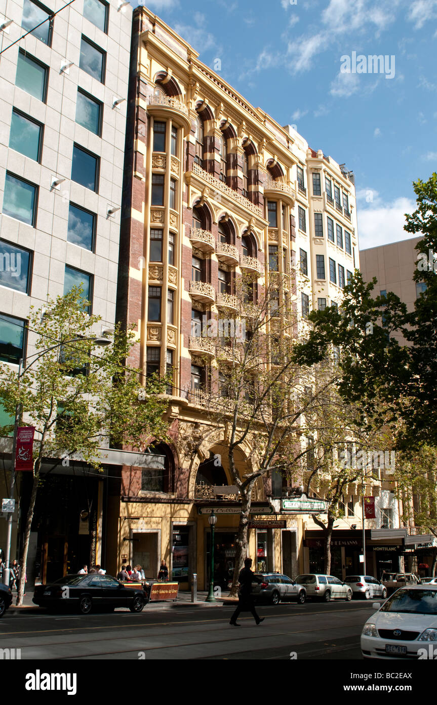 Collins Street, Melbourne Victoria Australia Foto Stock