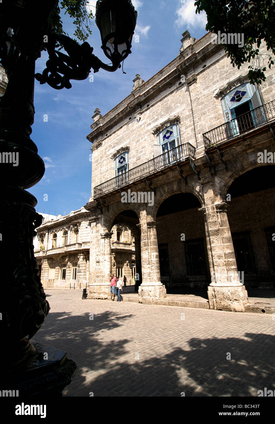 Instituto del Libro - Palacio del Segundo Cabo. Plaza de Armas, Havana, Cuba Foto Stock