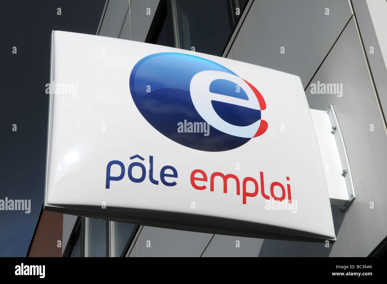 Châteaubriant (44): "Pôle emploi " ("l'occupazione pole' Foto stock - Alamy