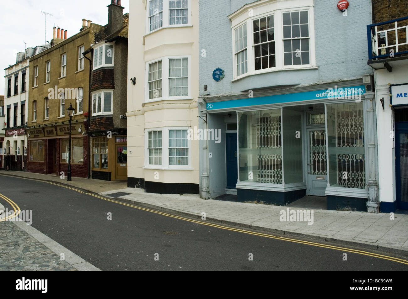 Una parte della città vecchia di Margate una città meglio conosciuta per il suo moderno centro balneare attrazioni Foto Stock