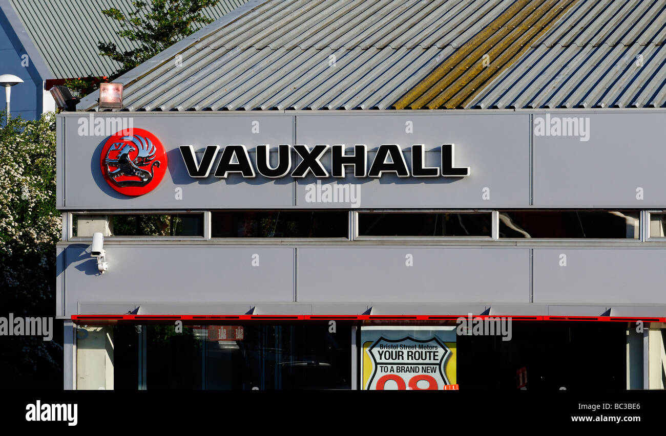 Vauxhall concessionaria Foto Stock Vauxhall concessionaria Foto Stock