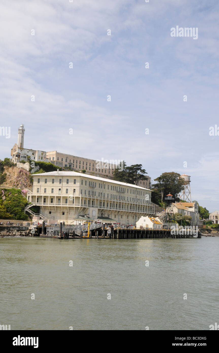 Isola di Alcatraz a San Francisco, California Foto Stock