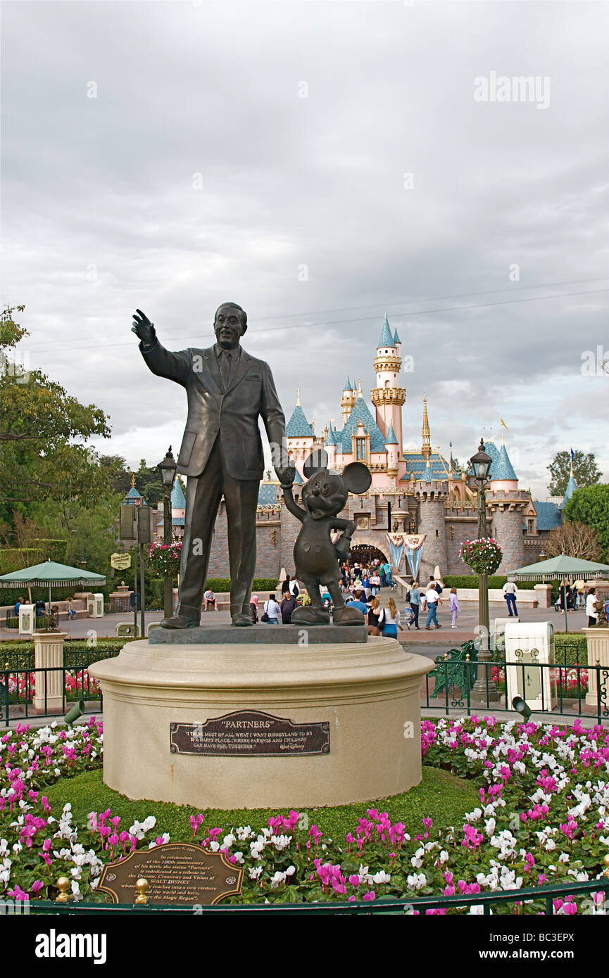 Scene da Disneyland Resort in Anaheim California Foto Stock