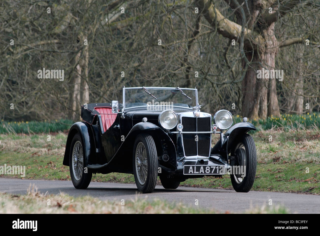 1933 MG K1 Tourer classica sportiva open top Foto Stock