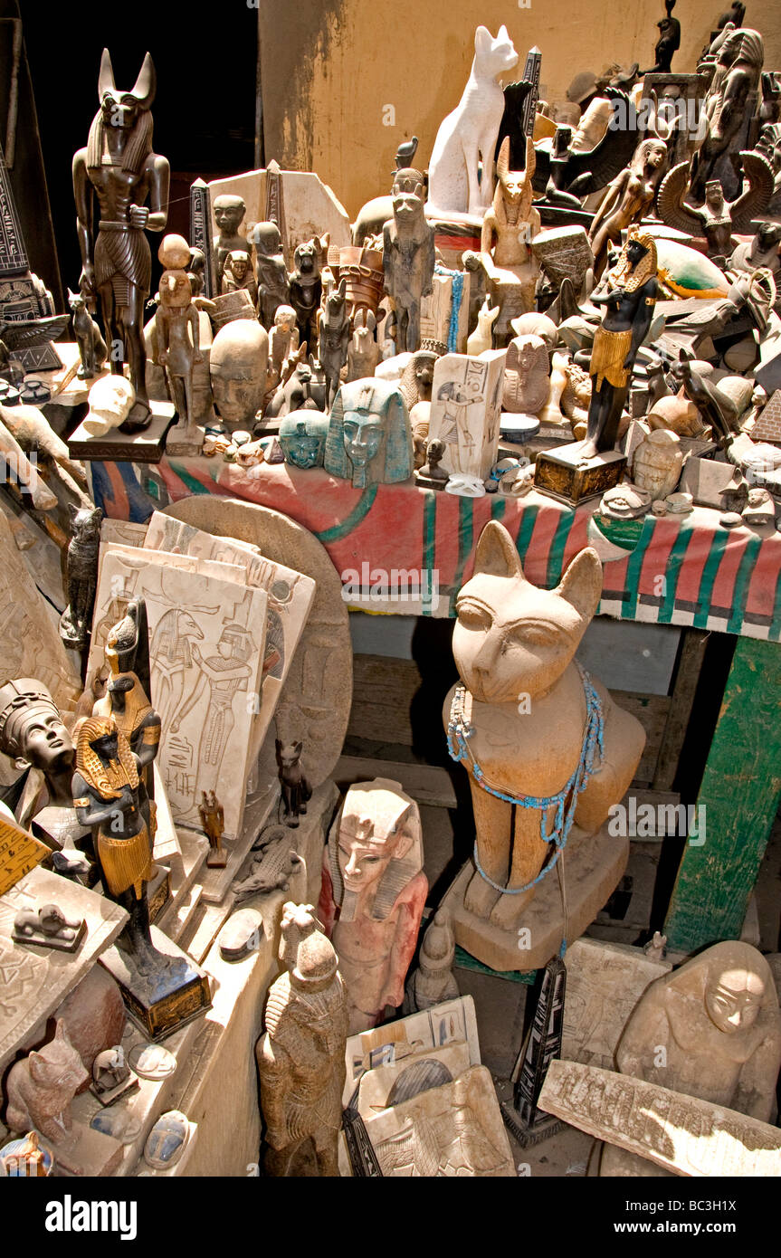 Luxor Egitto Bazaar Souk antico antica swap Foto Stock