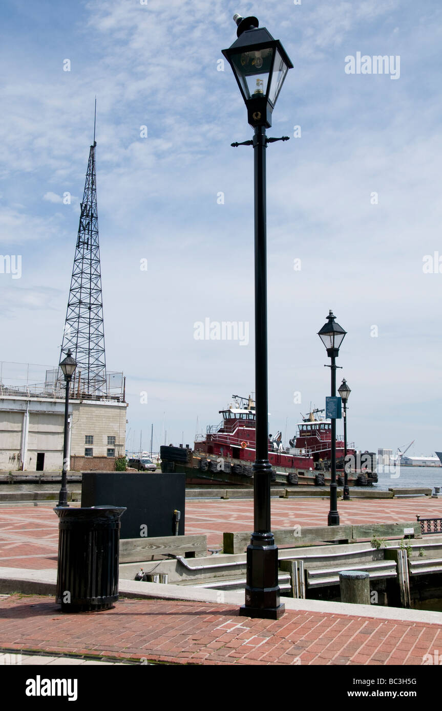 Il Porto Interno di Baltimore, MD, Stati Uniti d'America. Foto Stock