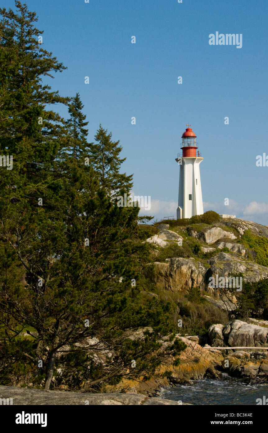 Lighthouse Park West Vancouver BC Canada Foto Stock