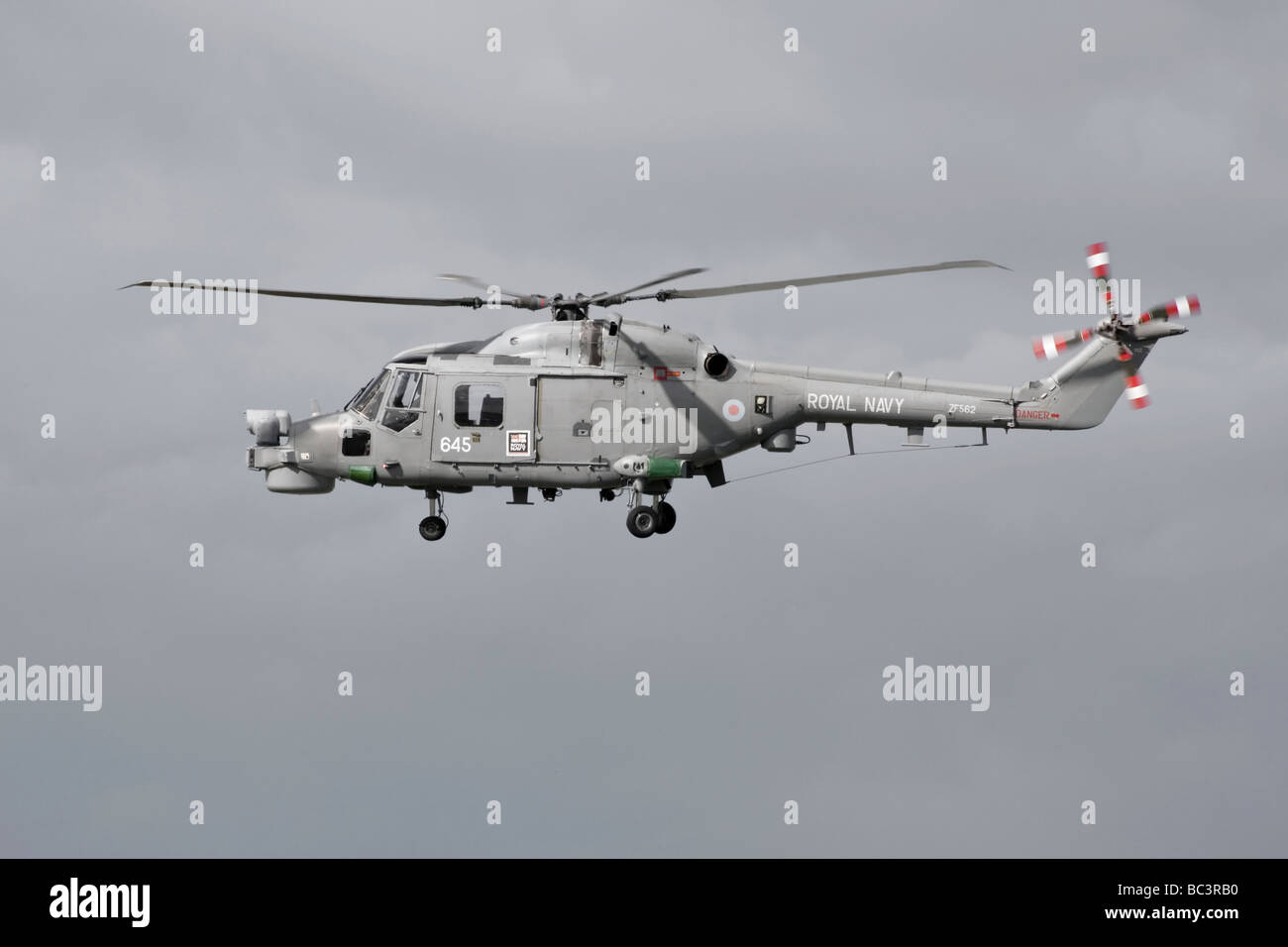 La Royal Navy Westland Lynx elicottero Foto Stock
