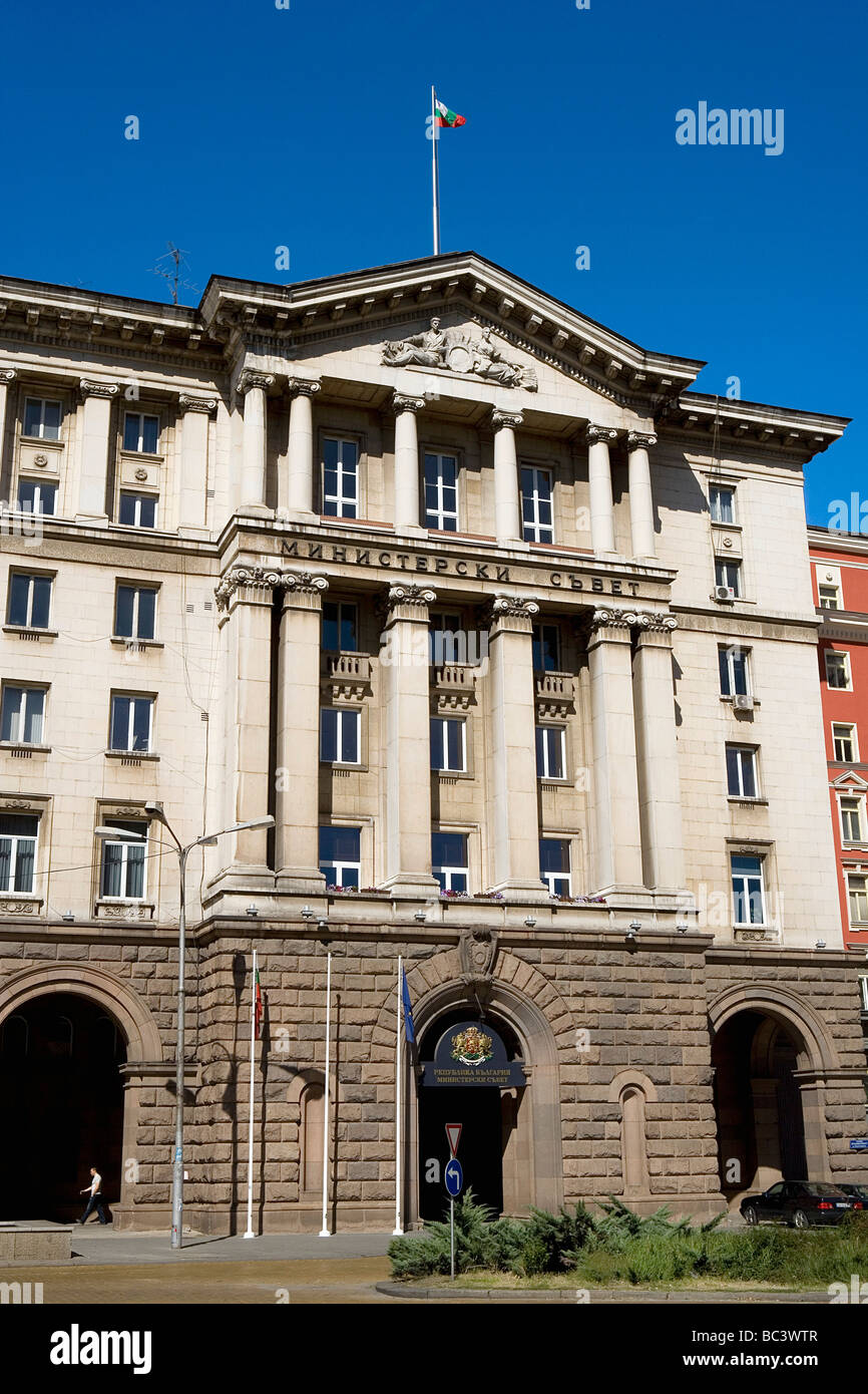 Bulgaria - Sofia - La città capitale - Edilizia - Largo Foto Stock