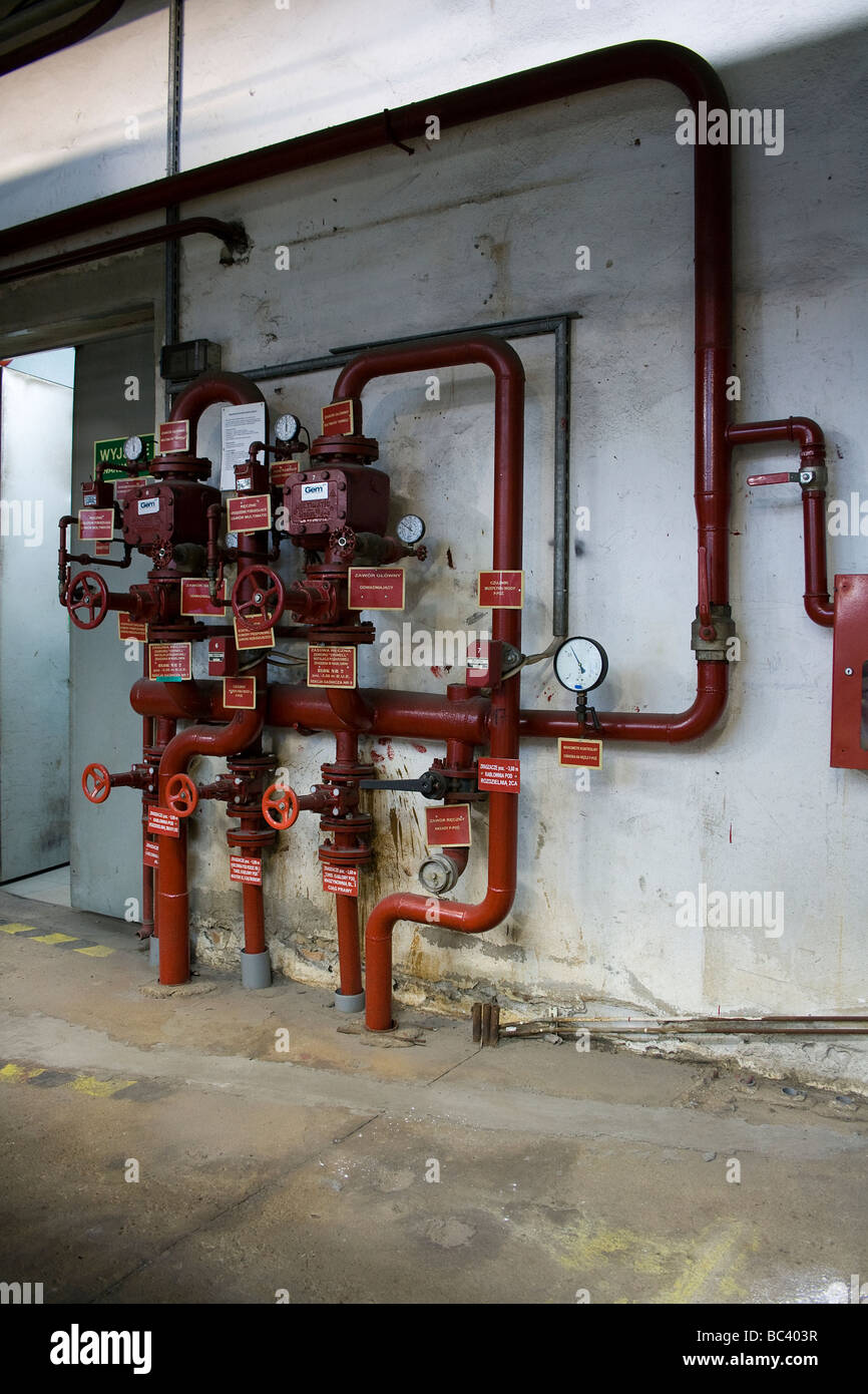 Sala di produzione della CE Wybrzeze power plant da Gdansk. Foto Stock