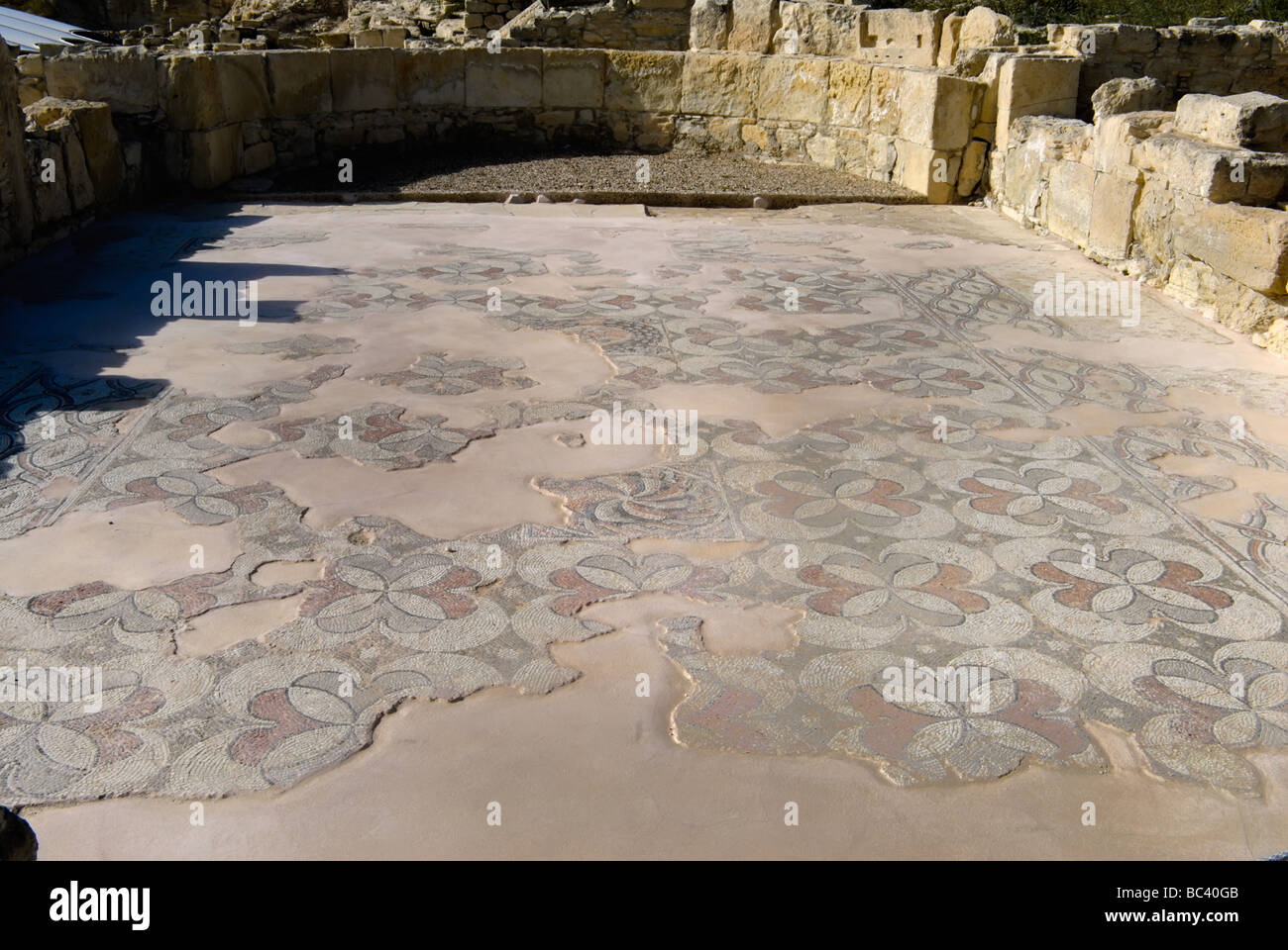 Cipro, Kourion, latino, curio, storico antico sito archeologico, rovine, romana , teatro Foto Stock