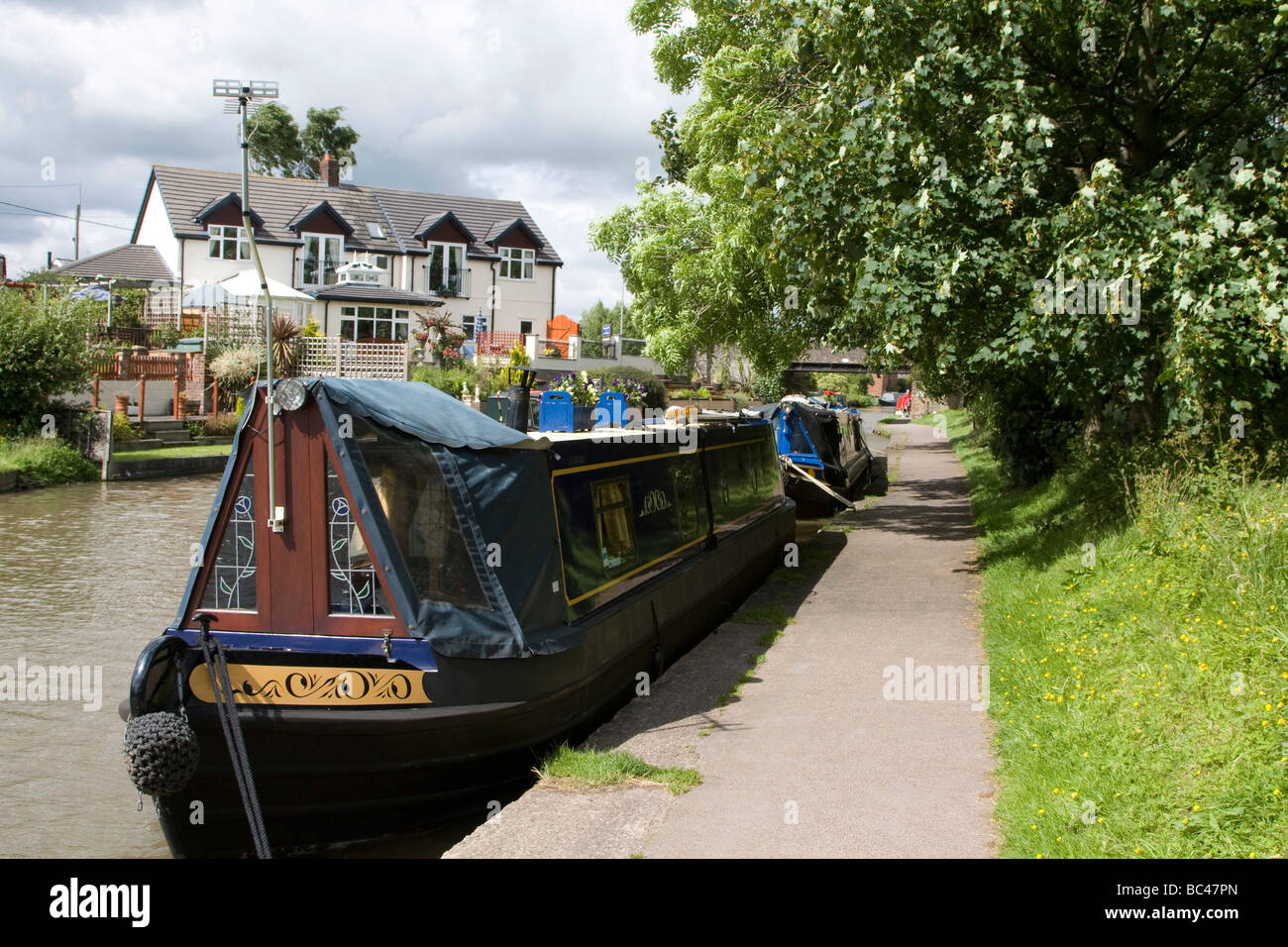 Il Cheshire Regno Unito Vale Royal Northwich Radlett Trent e Mersey Canal Foto Stock