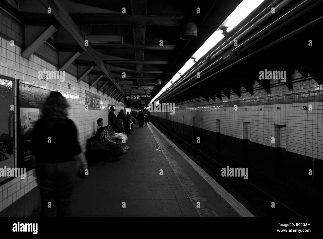 Metropolitana di New York Foto Stock