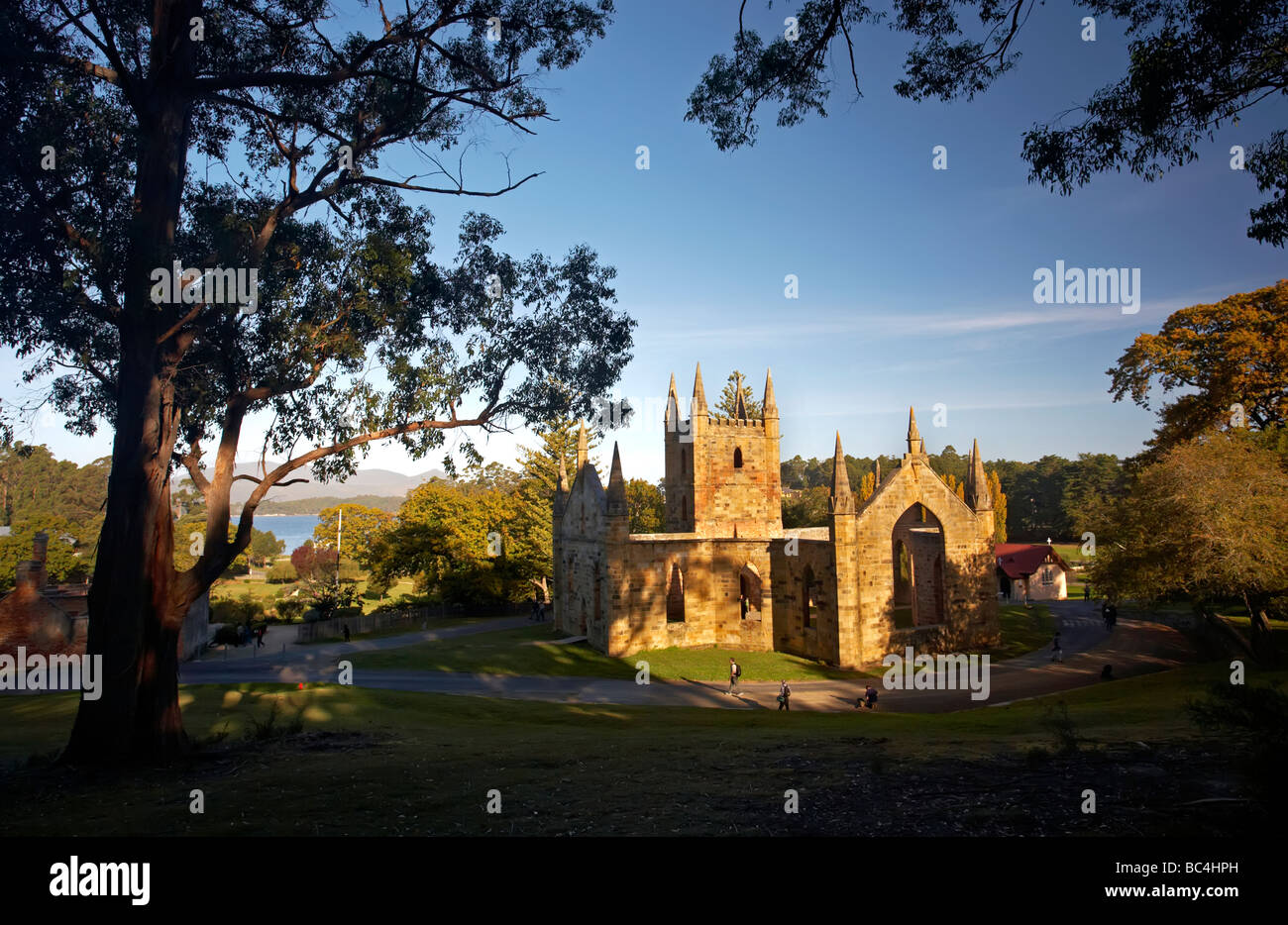 Port Arthur colonia penale chiesa Foto Stock