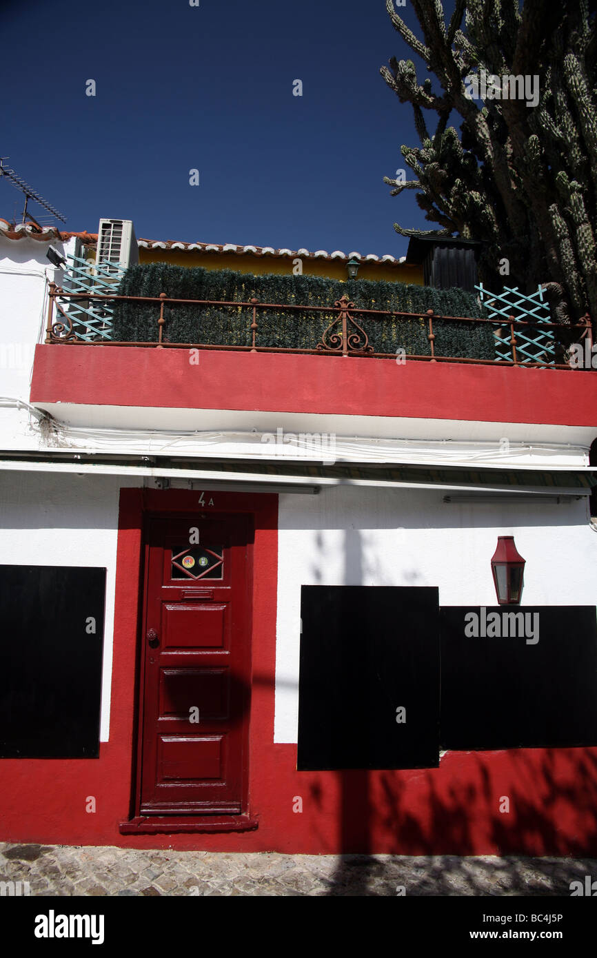 Casa in una strada di Sintra Vila Foto Stock