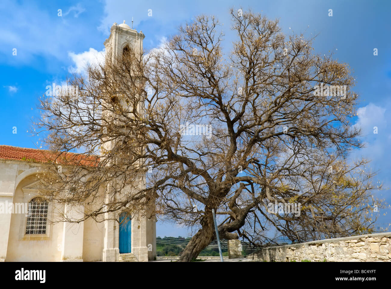 Vecchia chiesa ortodossa nel distretto di Limassol.Cipro. Foto Stock