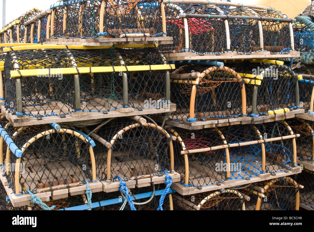 Lobster Pot sul porto di Whitby Foto Stock