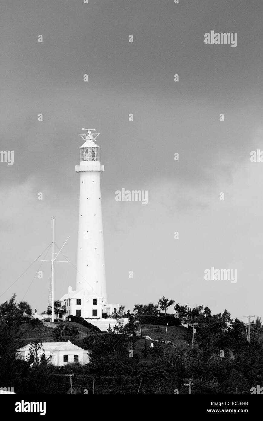 La collina di Gibbs Lighthouse Hamilton Bermuda Foto Stock