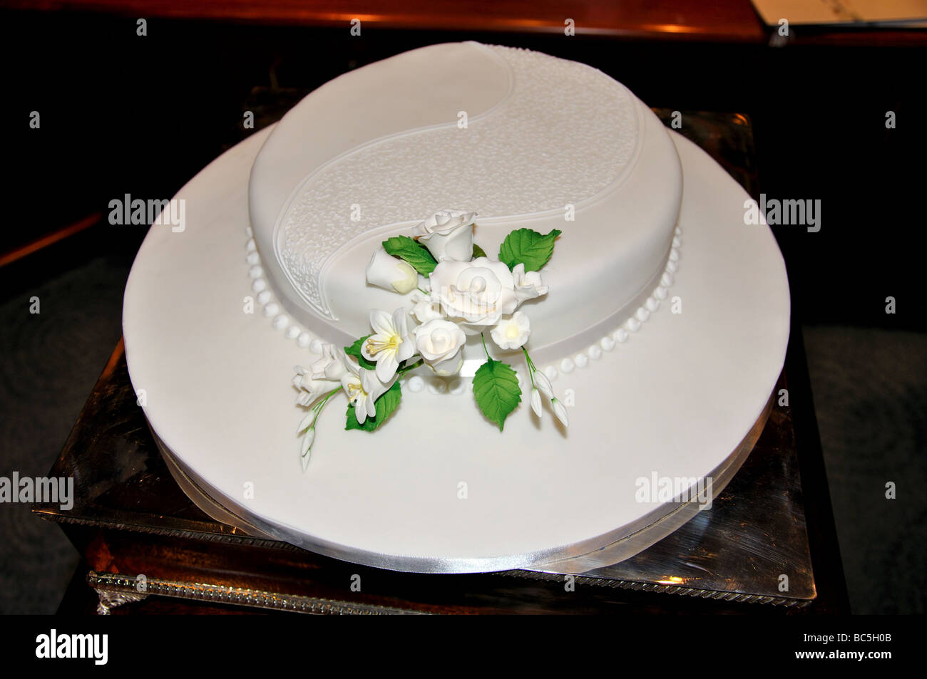 Torta di Nozze, P&O Oceana nave da crociera, Mare del Nord Europa Foto Stock