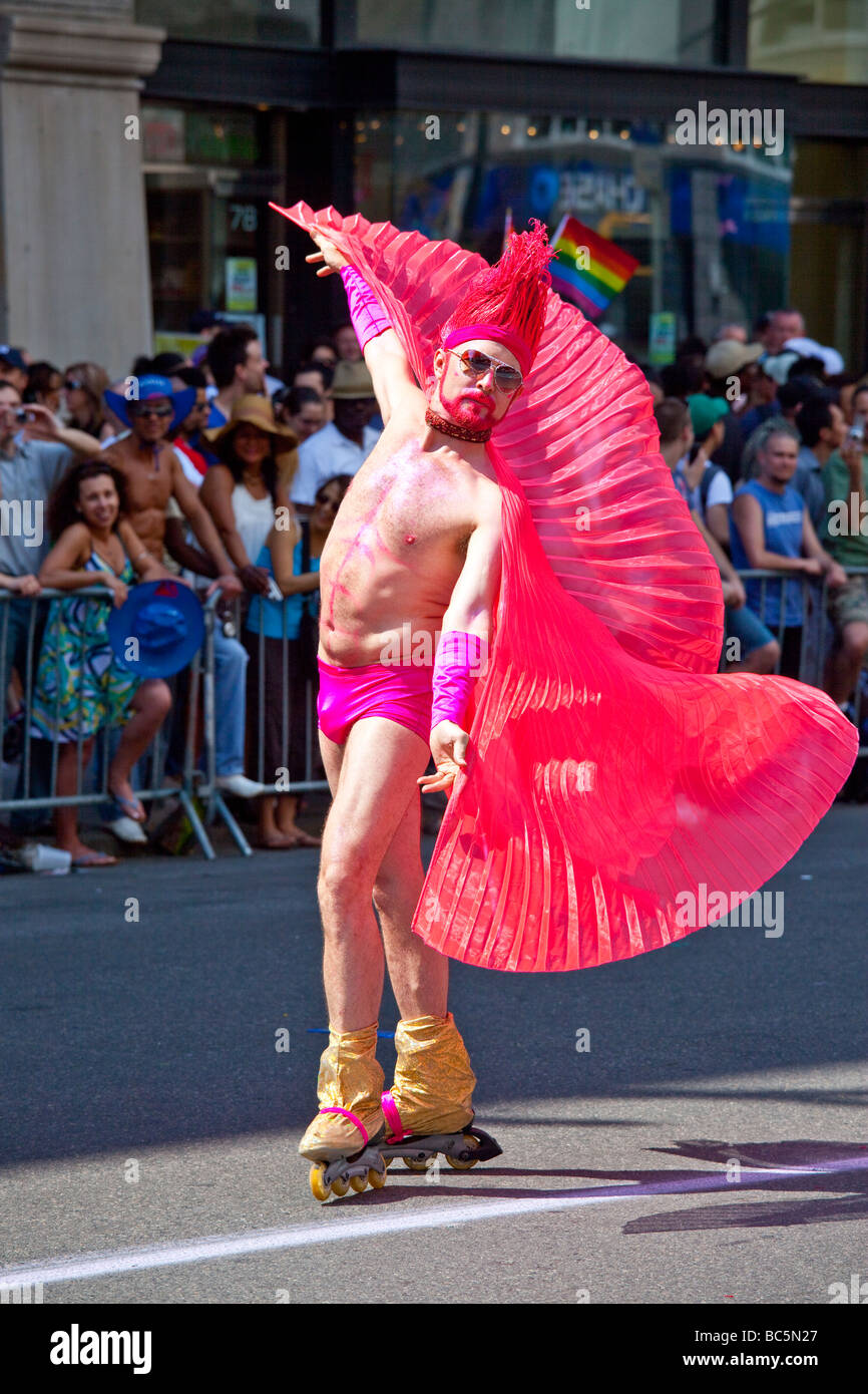 Gay Pride Parade di New York 2009 Foto Stock